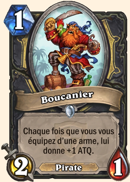 Boucanier carte Hearhstone