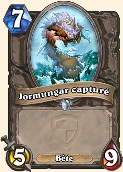 Captured Jormungar carte Hearhstone