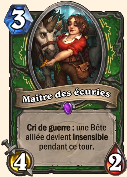 Stablemaster carte Hearhstone