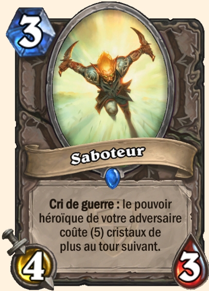 Saboteur carte Hearhstone