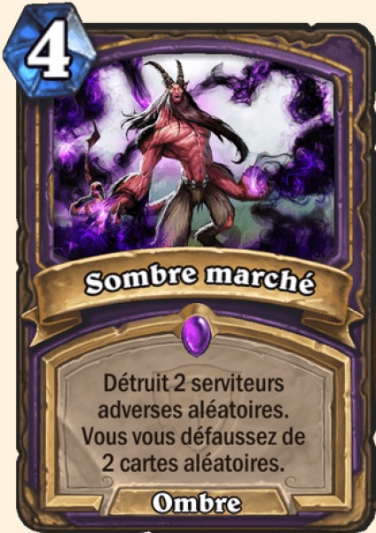 Dark Bargain carte Hearhstone