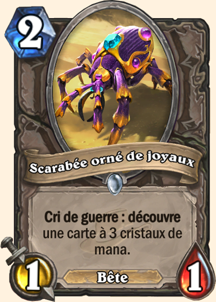 Jeweled Scarab carte Hearhstone