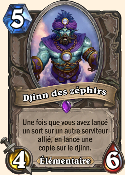 Djinni of Zephyrs carte Hearhstone