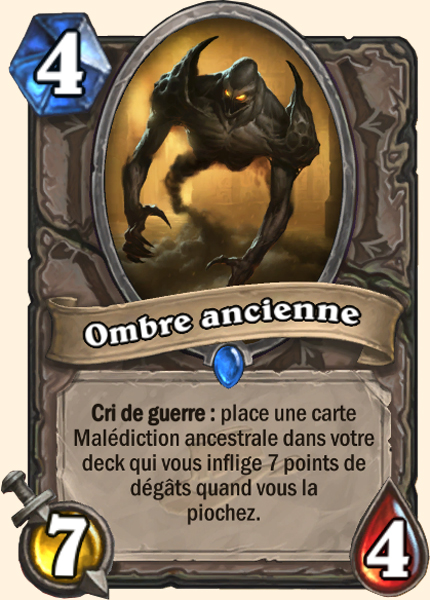 Ancient shade carte Hearhstone