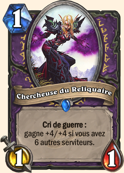 Reliquary seeker carte Hearhstone