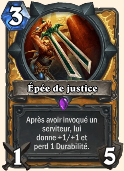 Épée de justice