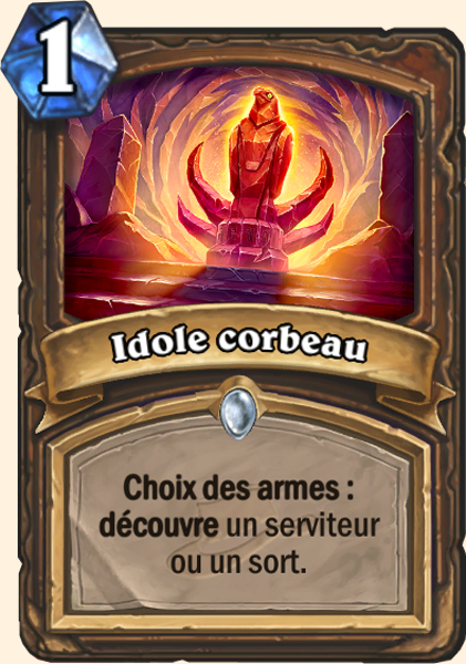 Raven idol carte Hearhstone