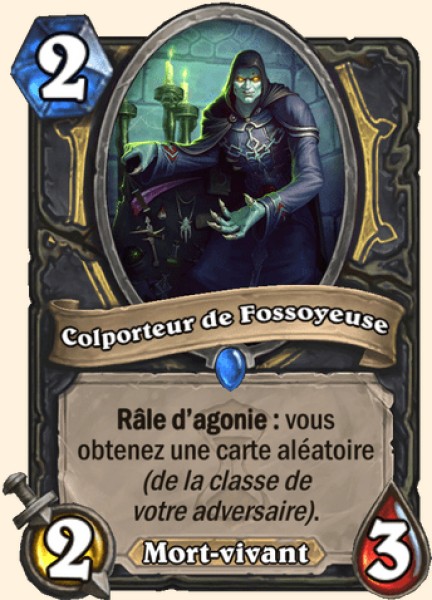 Colporteur de Fossoyeuse carte Hearhstone