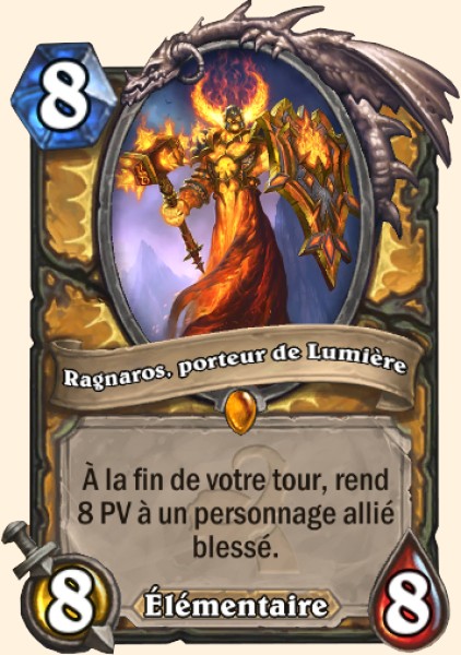 Ragnaros, Lightlord carte Hearhstone