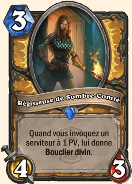 Regisseur de Sombre Comte carte Hearhstone