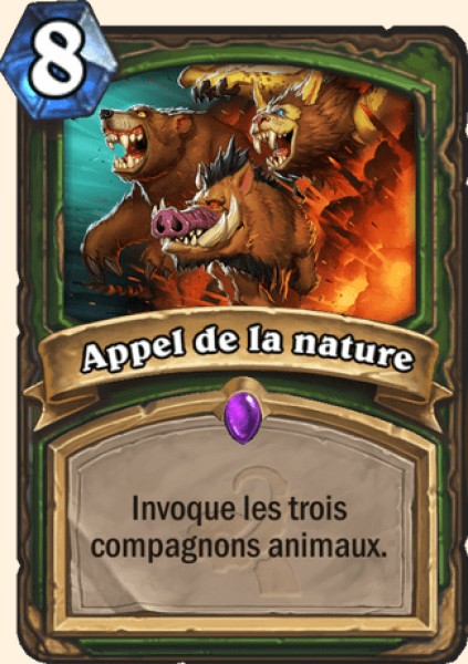 Call of the Wild carte Hearhstone