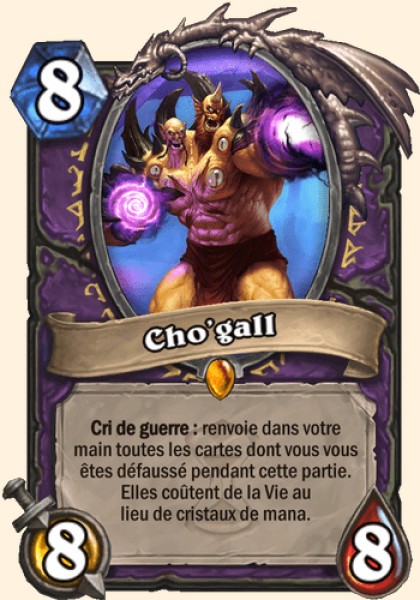 Cho'gall carte Hearhstone