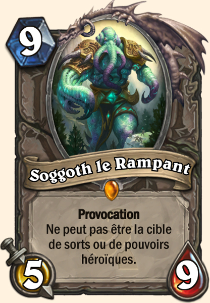 Soggoth le Rampant carte Hearhstone