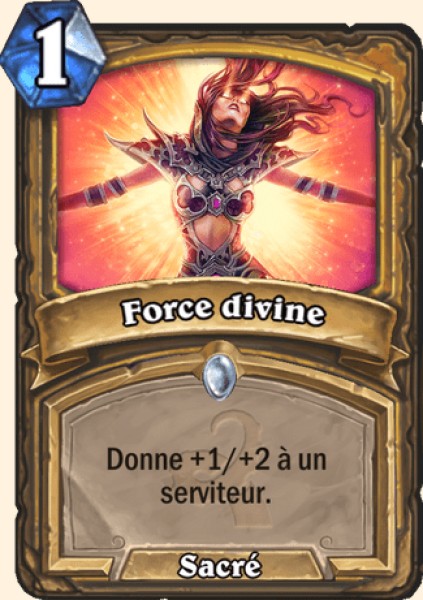 Force divine carte Hearhstone