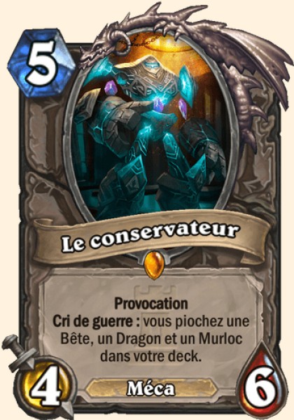 Le Conservateur carte Hearhstone
