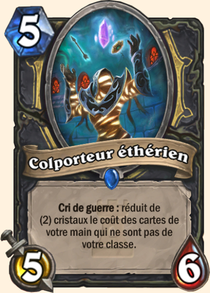 Colporteur Ethere carte Hearhstone
