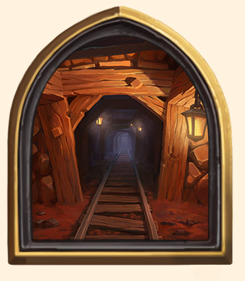 Portrait Chariot de mine Hearthstone
