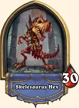 Portrait Squeletosaurus Hex Hearthstone