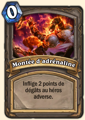 Montée d’adrénaline Carte Hearthstone Vaelastrasz le Corrompu