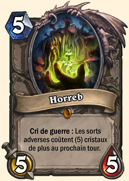 Carte Légendaire Hearthstone - Horreb- Malédiction de Naxxramas