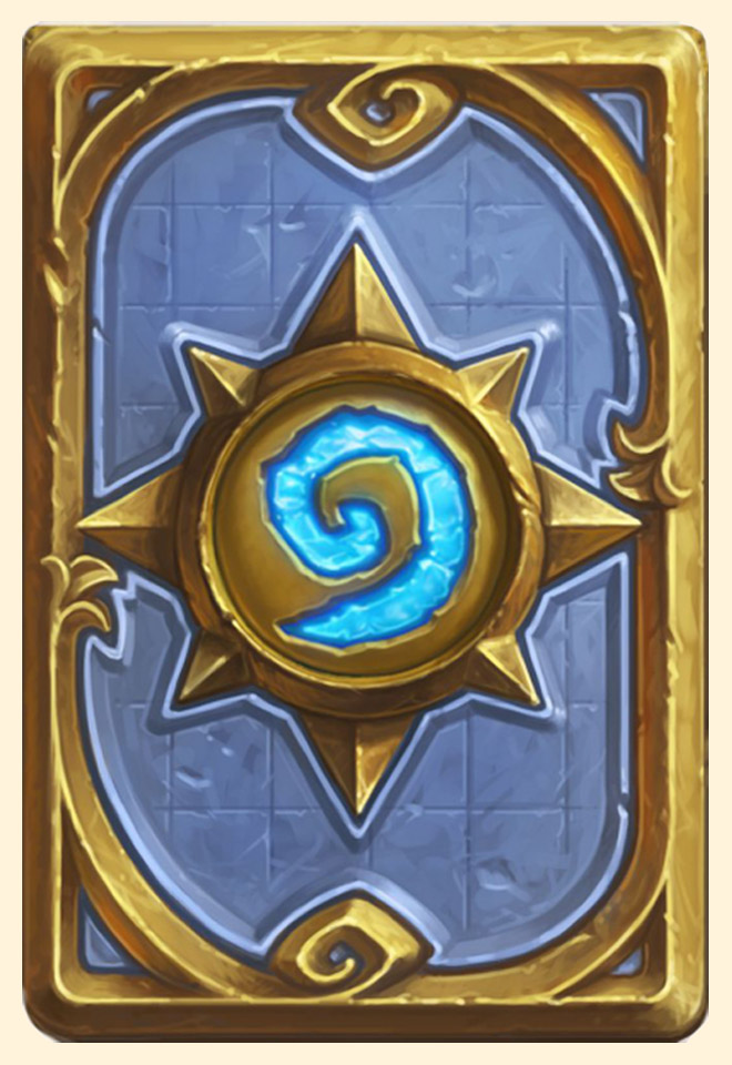Dos de carte Hearthstone - Base