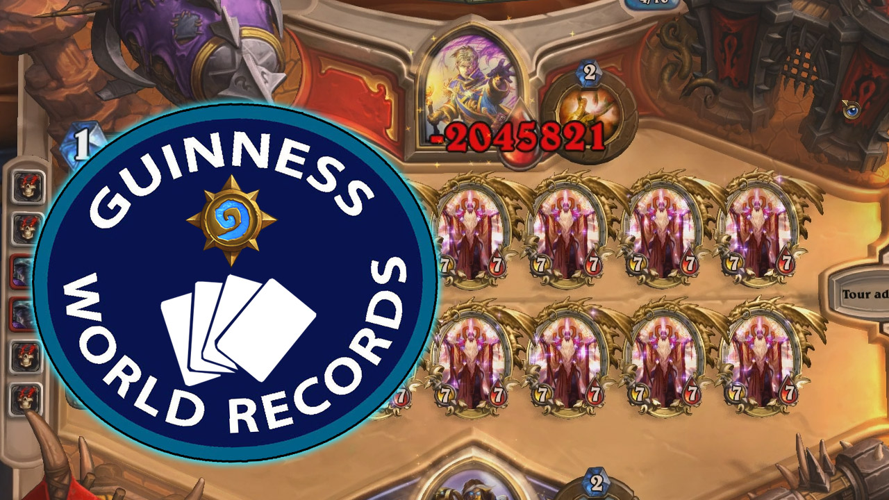 2 millions de degats avec un sort - record hearthstone