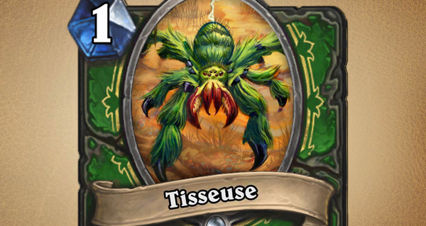 Tisseuse carte Naxxramas Hearthstone