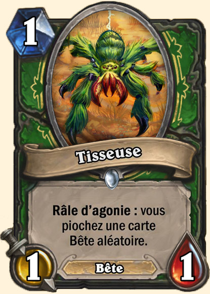 Tisseuse - Carte Naxxramas Hearthstone