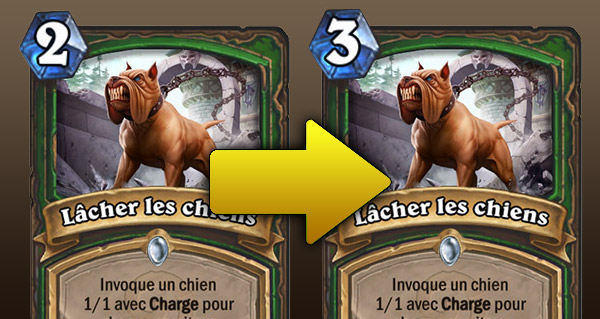 modification a venir pour la carte lacher les chiens