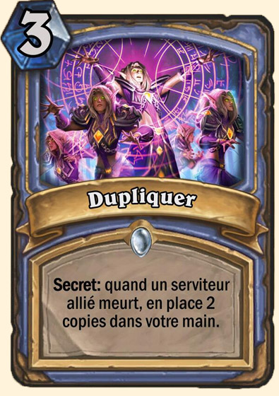 Dupliquer - Carte Naxxramas Hearthstone