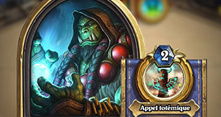 Portrait héros doré Chaman Hearthstone