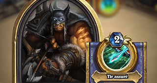 Portrait héros doré Chasseur Hearthstone