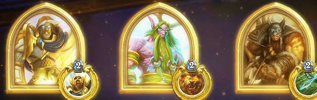 Portraits dorés Hearthstone