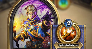 Portrait héros doré Pretre Hearthstone