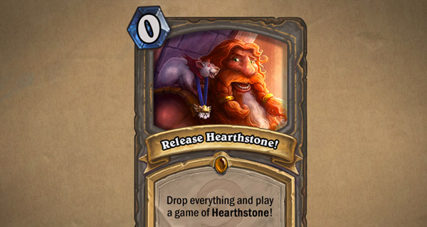 hearthstone sort officiellement ce mercredi !