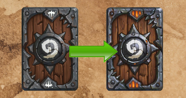 le dos de carte warlords est errone