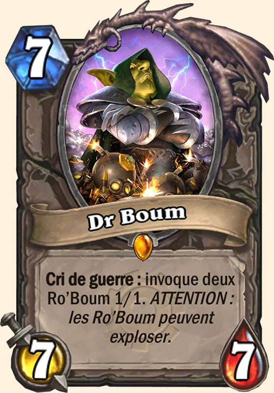 Dr Boum carte Hearthstone