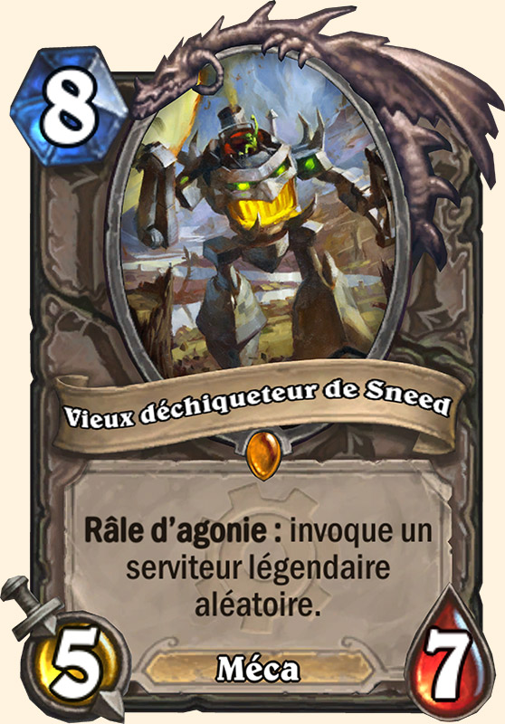 Vieux déchiqueteur de Sneed