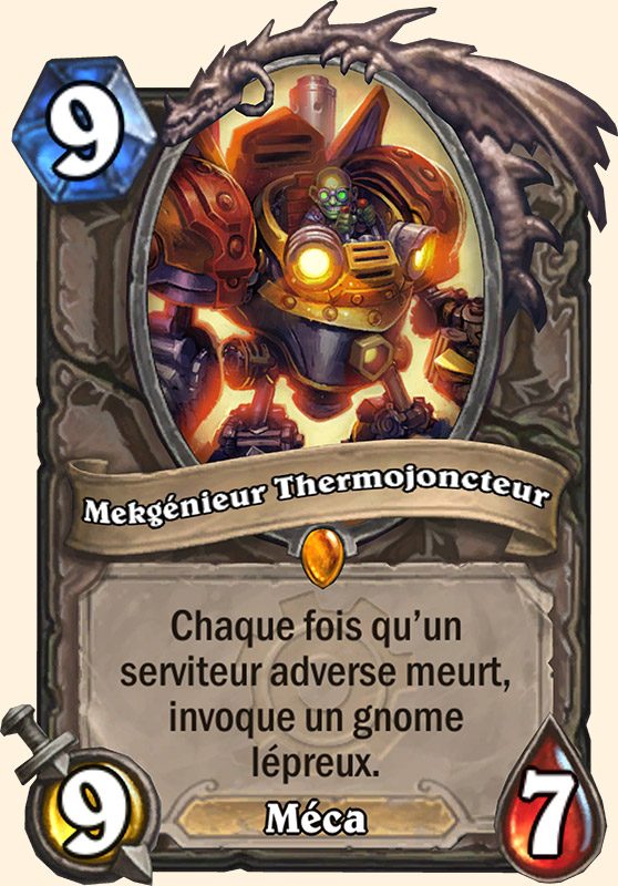Thermojoncteur carte Hearthstone