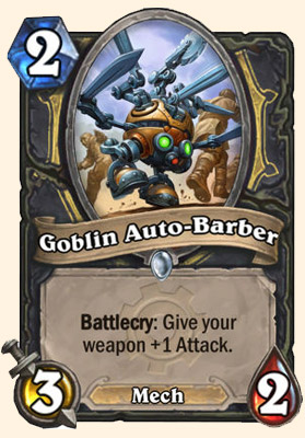 Goblin Auto-Barber carte Hearthstone