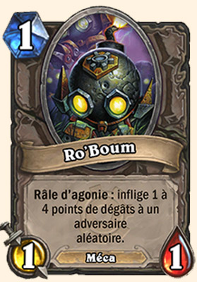 Ro'boum carte Hearthstone