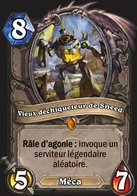 Sneed carte Hearthstone