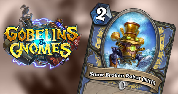 carte mage gobelins et gnomes : snow broken bot
