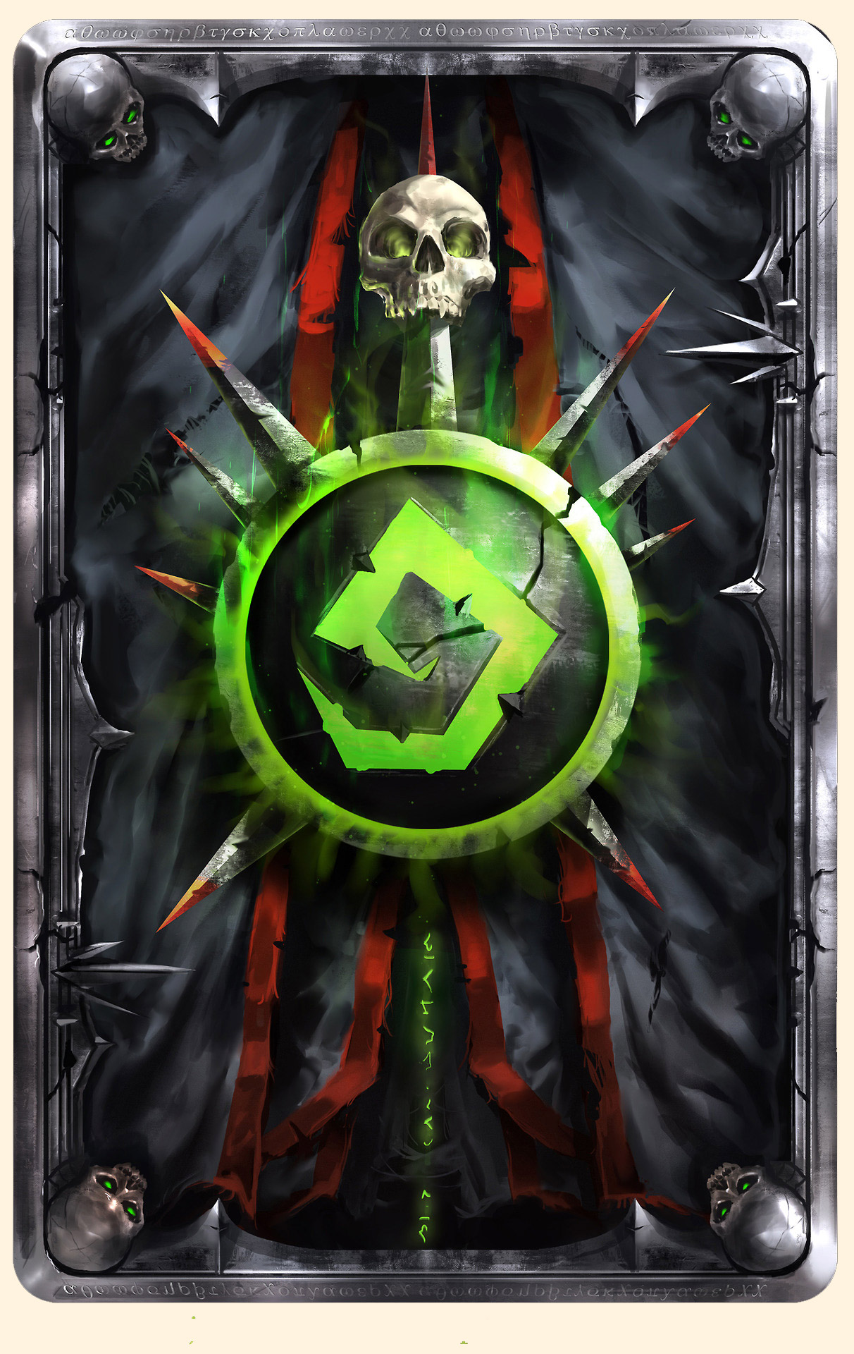 Dos de carte Démoniste