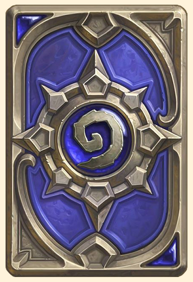 Dos de carte Hearthstone - Tespa