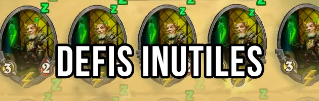 Nouvelle section défis inutiles sur Hearthstone-Decks