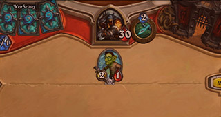Hearthstone sur smartphone en jeu Hearthstone sur smartphone en jeu