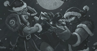 Le bras de fer de Noël Le bras de fer de Noël