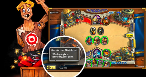 Mode spectateur Hearthstone