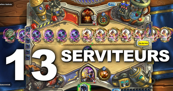 13 serviteurs Hearthstone